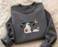 Halloween ghost dachshund sweatshirt